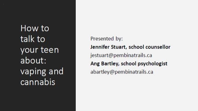 ÉCS PAC Presents: How to Talk to Your Kids About Vaping and Cannabis