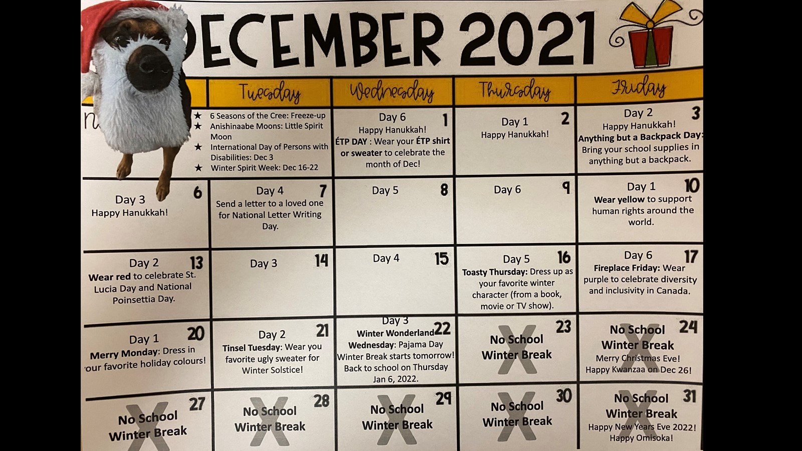 December Calendar